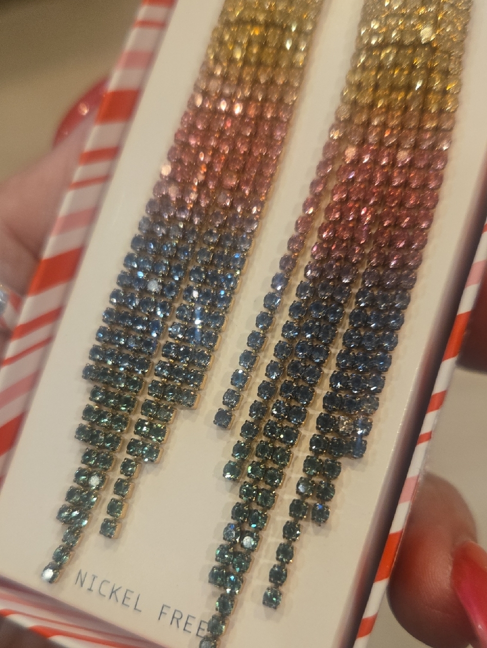 New Leith Multi-Color Dangle Earrings - Picture 3 of 5